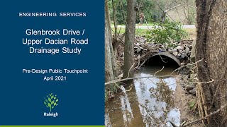Glenbrook Drive / Upper Dacian Road Drainage Study