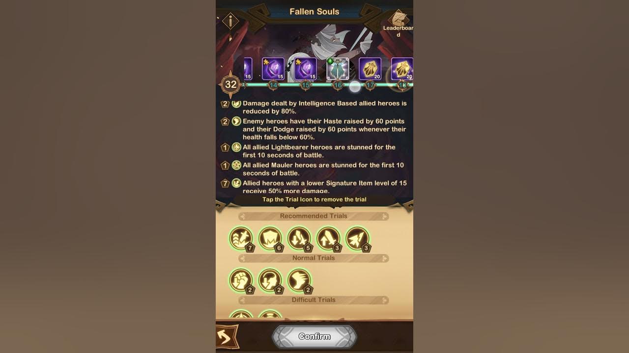 Fallen Souls Afk Arena Trials Of God AFK arena. Final battle in Fallen Souls - Trials of God. Get Artifact