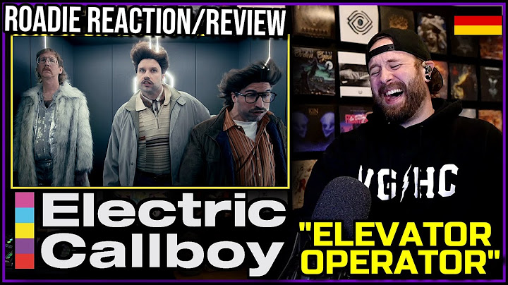 ROADIE REACTIONS | Electric Callboy - "Elevator Operator"
