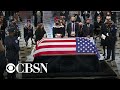 Ceremony for Ruth Bader Ginsburg lying in state at U.S. Capitol