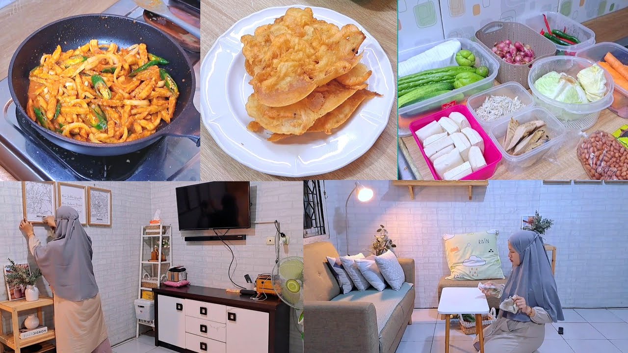 TEMPE DI MASAK KAYAK GINI ENK BANGET RASANYA BEDA DENGAN BIASANYA.BAKWAN UDANG