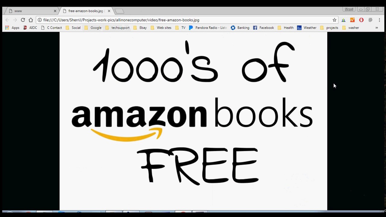 How to get 1000's of FREE amazon books YouTube