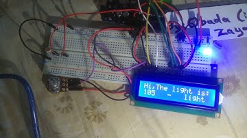 Light Sensor Arduino Project With LCD