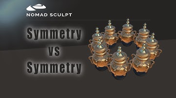 Nomad Sculpt - Object symmetry & symmetry nodes  (V1.66 -19.10.2022)
