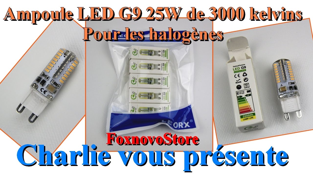 ampoules led G9