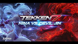 ZAYAN GAMING ZONE is LIVE! 🎮Nina main, Devil Jin killer⚡TEKKEN 7 ke pros idhar aao 👇#ZayanGamingZone