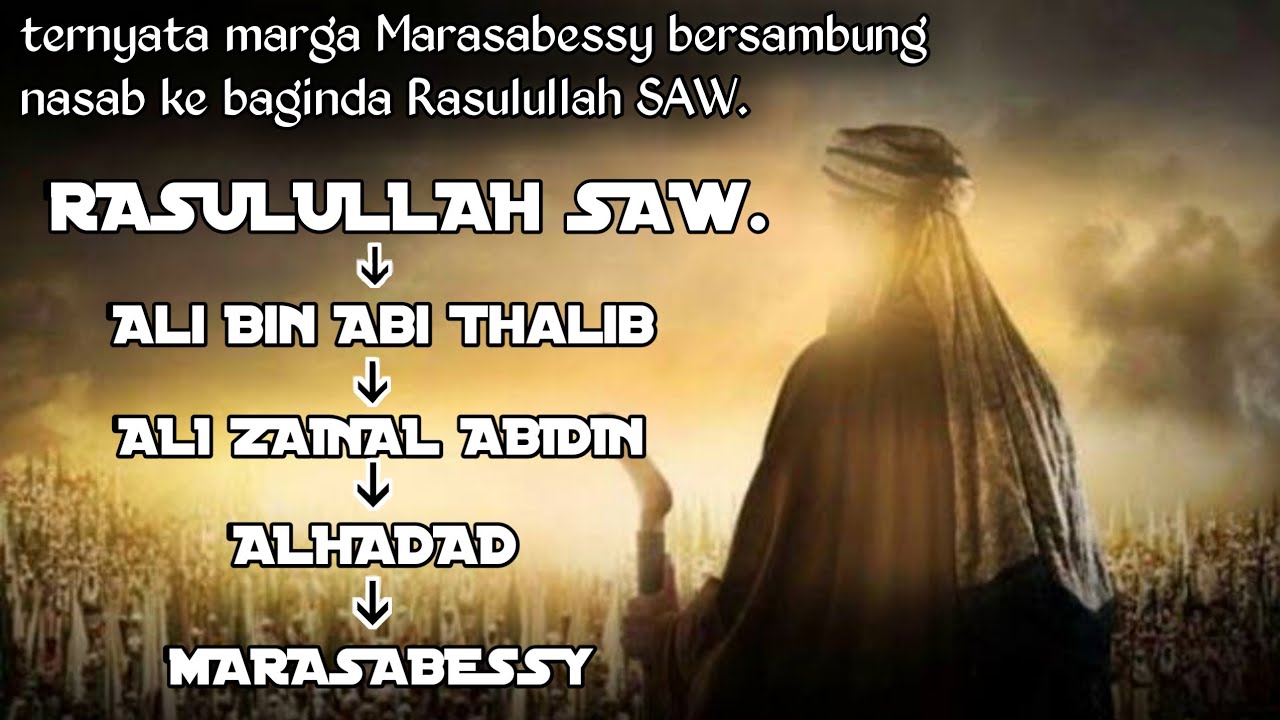 salah satu marga di maluku yang nasab nya sampai ke Rasulullah SAW.