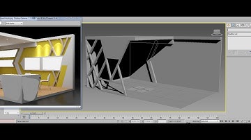 Tutorial on Modeling Texturing & Lighting a 3d Exhibition Stall in 3dsmax using Vray ( Part 1)