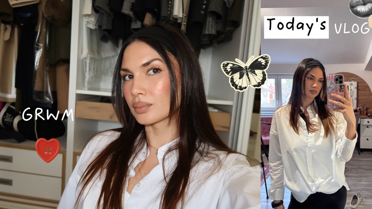 Today’s VLOG| Kosa, sminka, nokti, nega| DM noviteti, zasto imam dva kraja na obrvi? 