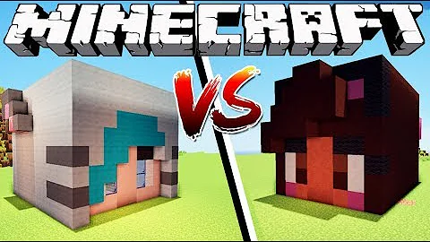 YAMMY HOUSE VS SCOTT HOUSE - Minecraft