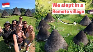 We Stayed in a REMOTE Village, Wae Rebo Village, Flores Indonesia   Vlog #18  Janine Freuling