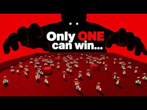 I Trapped 100 NPCs in a Roblox Survival Experiment