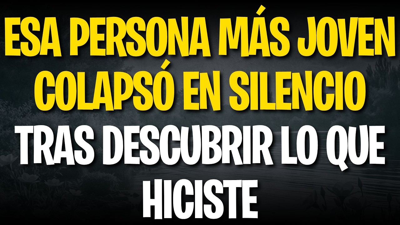 ESA PERSONA MÁS JOVEN COLAPSÓ EN SILENCIO TRAS DESCUBRIR LO QUE HICISTE
