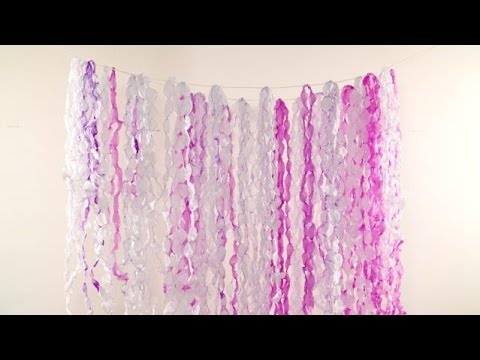 craftstudio DIY Paper Wisteria Backdrop