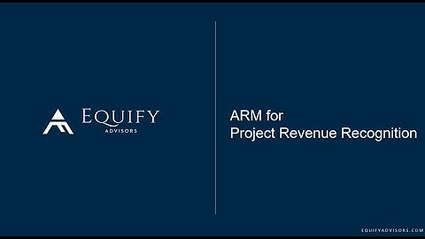 NetSuite Advance Revenue Management (ARM) for Projects