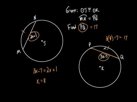 Geometry Sec 10 3 Arcs And Chords