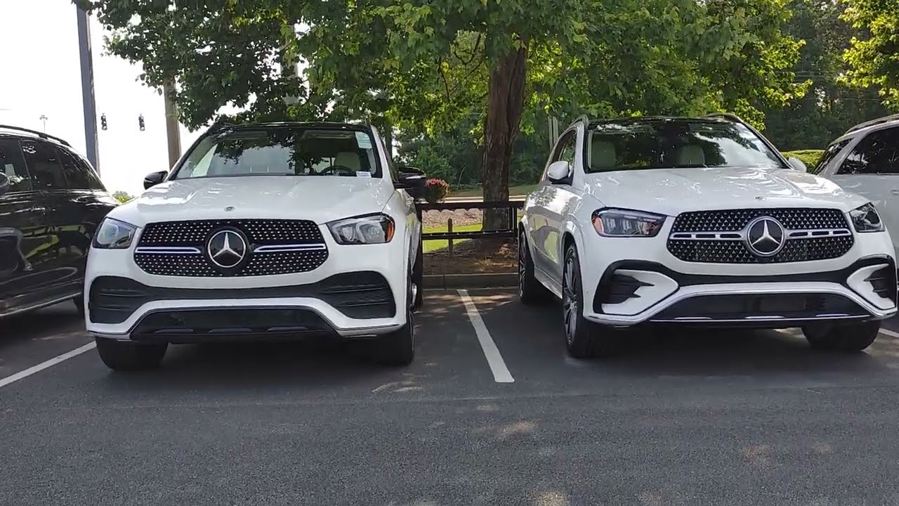 ⁣Differences Between the 2023 and 2024 Mercedes-Benz GLE350 SUV - Side-by-Side Comparison