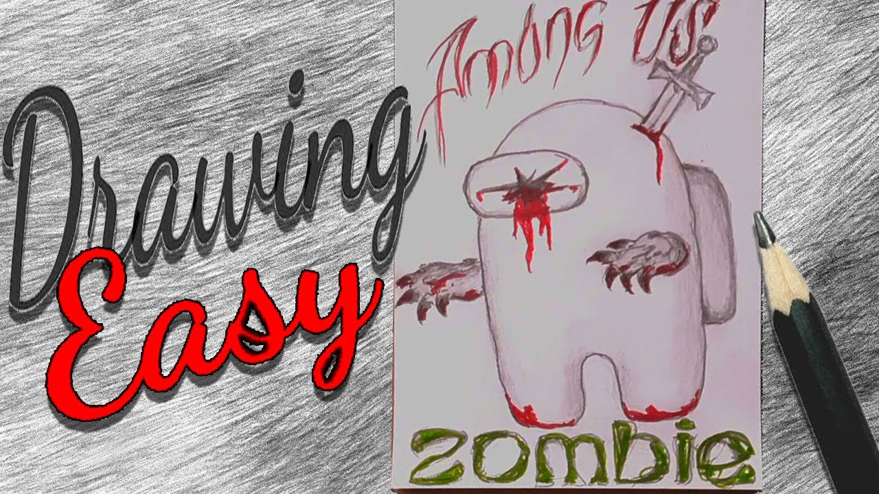 Among Us Zombie How to Draw Easy - YouTube