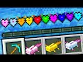 Minecraft, But There's Custom Axolotl Hearts...