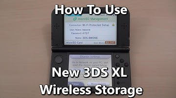 How To Use Wireless Storage On The New Nintendo 3DS XL