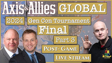 Replay: Axis & Allies - GLOBAL Tournament FINAL Part 3 - Gen Con 2024