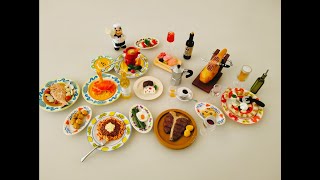 Unboxing 2025 Re-ment Petit Sample || A Small Street Corner Trattoria 8pcs Complete Box