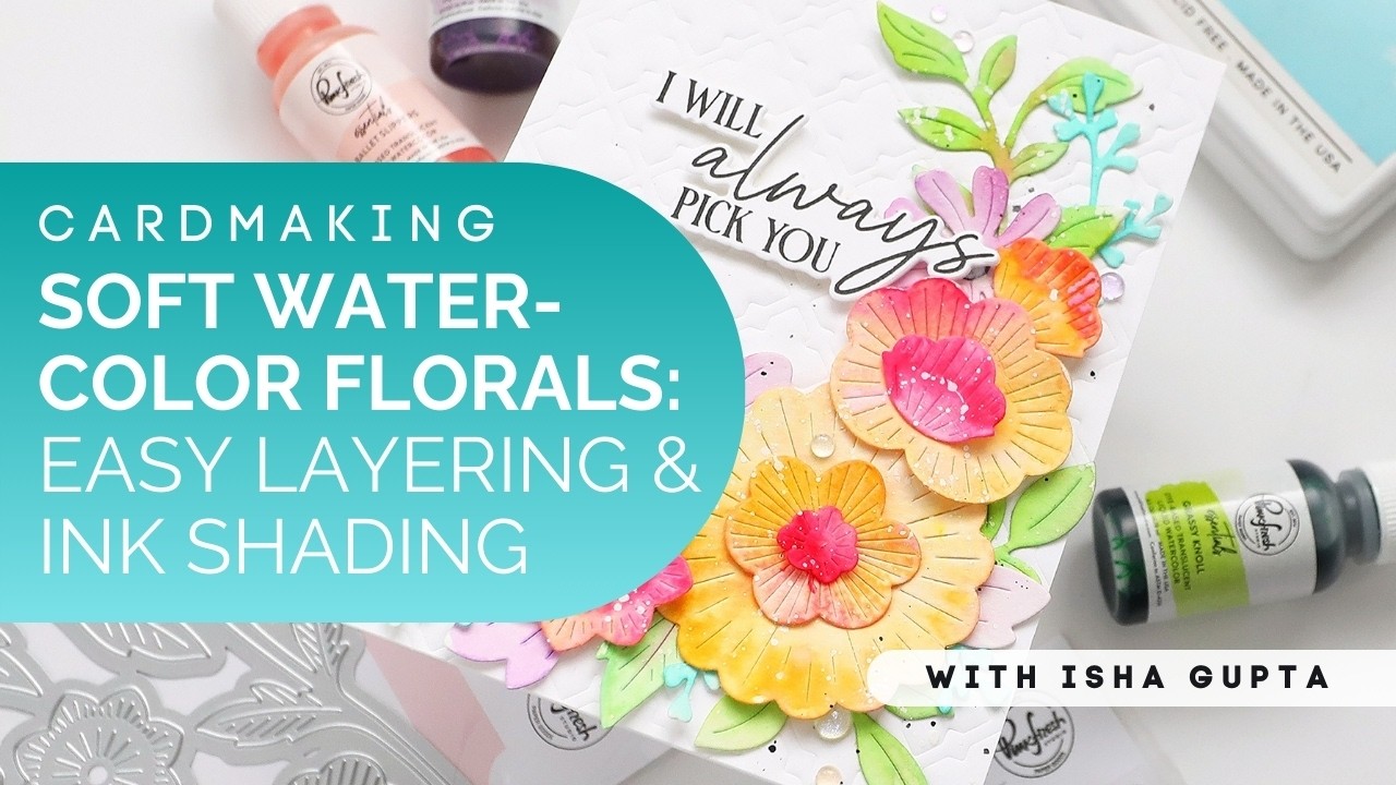 How to Layer Watercolor Florals for Beautiful Spring Dimension feat. Bloomsmith Florals