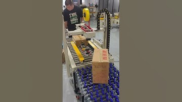 Fully automatic carton sealing machine, automatically start.