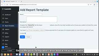 Information Creating a report template and how report templates work News