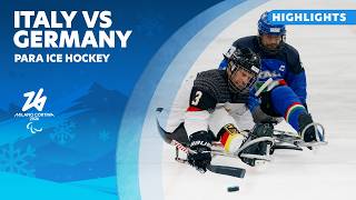 Italy 🇮🇹 Vs 🇩🇪 Germany Para Ice Hockey Highlights | Milano Cortina 2026 screenshot 4