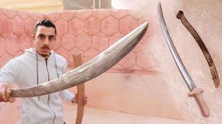 صنعت سيف أرطغرل من سوستة سيارات - Sword Making | محمد النبوى