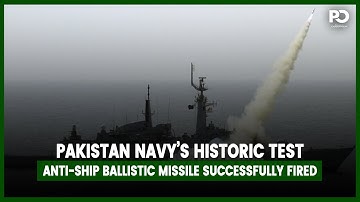 Pakistan Navy’s Historic Test: Ship-Launched Anti-Ship Ballistic Missile Successfully Fired