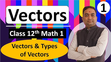 Vectors Basic of Exercise 5.1 Class 12th Part 1