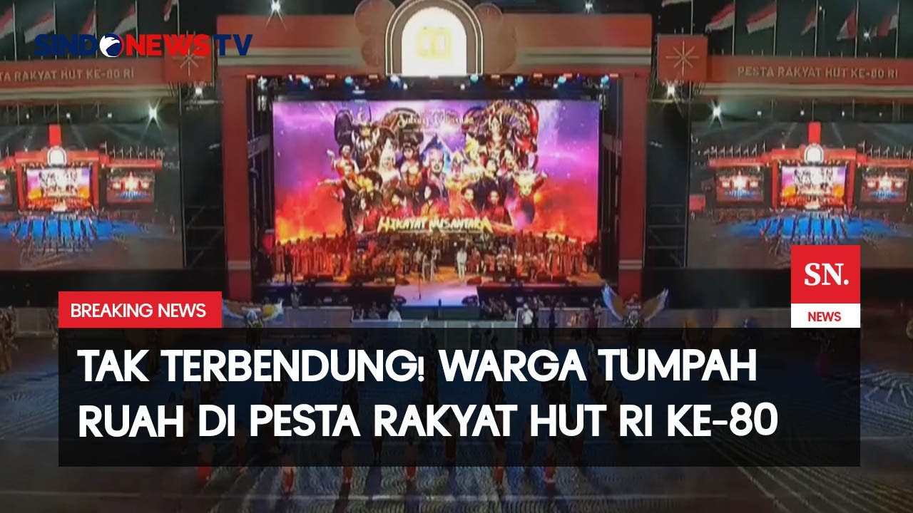 Pesta Rakyat Rri Pesta Rakyat HUT RI ke-80 Jadi Sorotan, Warga Tumpah Ruah! | Breaking ...