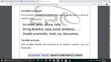 Variables en Java  Netbeans