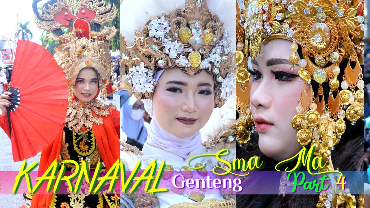 KARNAVAL GENTENG SMA Part 4 - SMA MUHAMMADIYAH 2 Genteng Pawai Budaya HUT Ke-78 RI Kecamatan Genteng