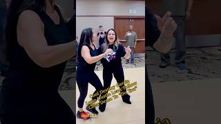 Cool Destiny Garcia Latin Hustle Lead/Follow Class Demo To ”Do You”