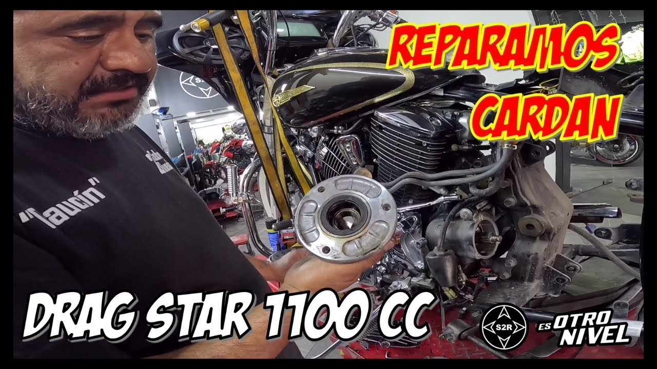 Cardan de Yamaha DRAG STAR 100 cc, paso a paso -S2R-