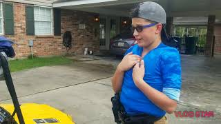 He pointed a gun at me