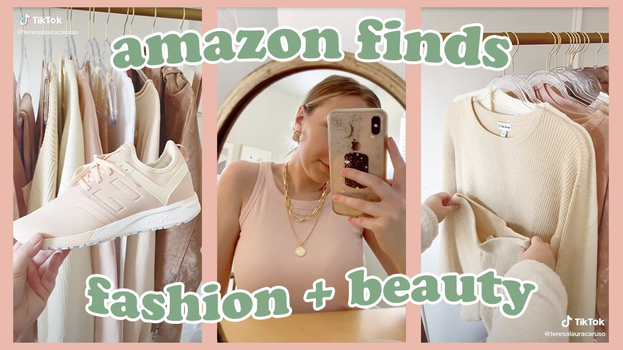 TIKTOK AMAZON FINDS + MUST HAVES 💕 Fashion + Beauty Edition w/ Links
