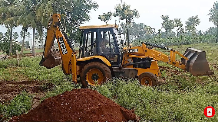 JCB 3dx loading the ||  natural organic || agriculture work ||  old truck