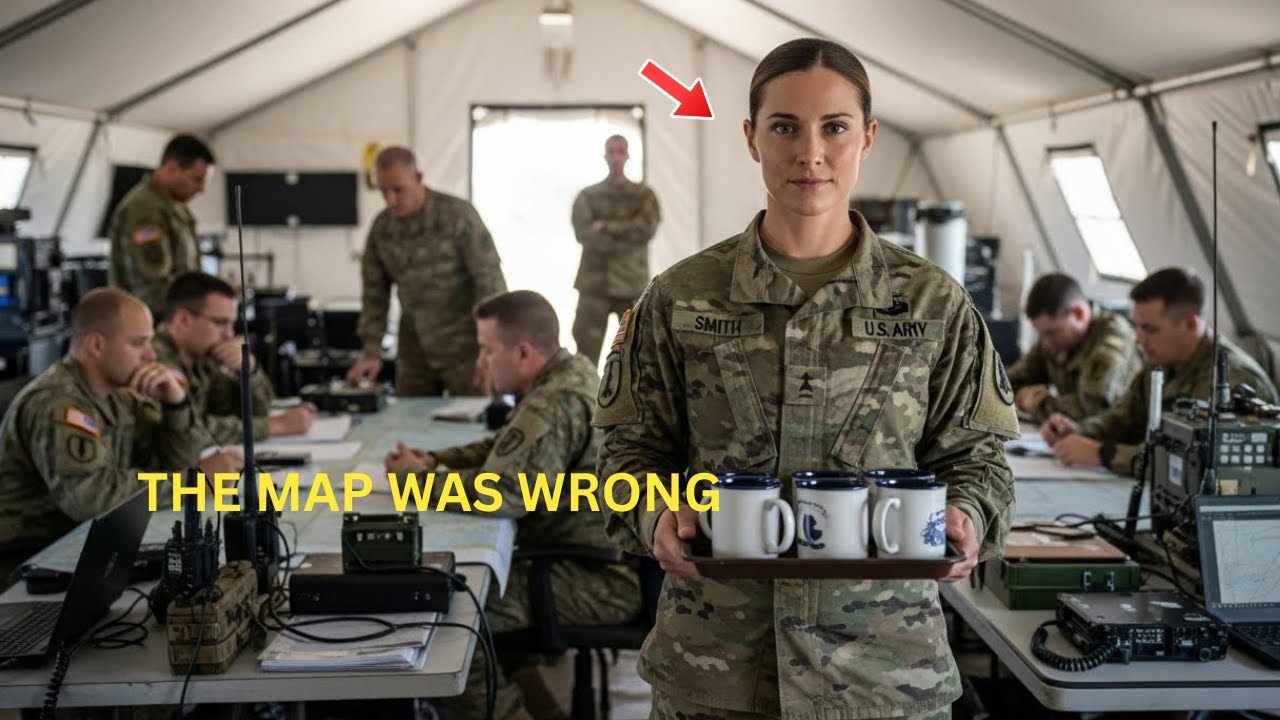 They Assigned Her Coffee Duty – Then She Corrected the Commander’s Map