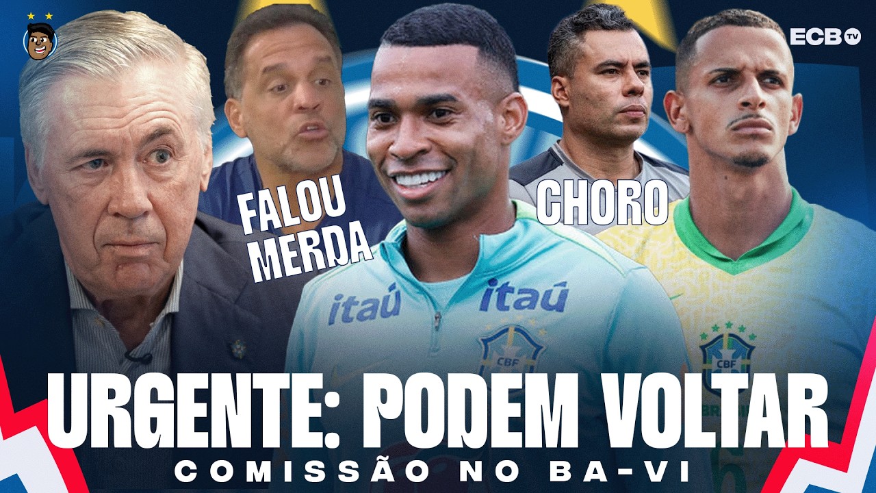 😱💣BAHIA, AGORA: JUBA E JEAN PODEM VOLTAR PARA SELEÇÃO! COMISSÃO DE ANCELOTTI NA FONTE NOVA!