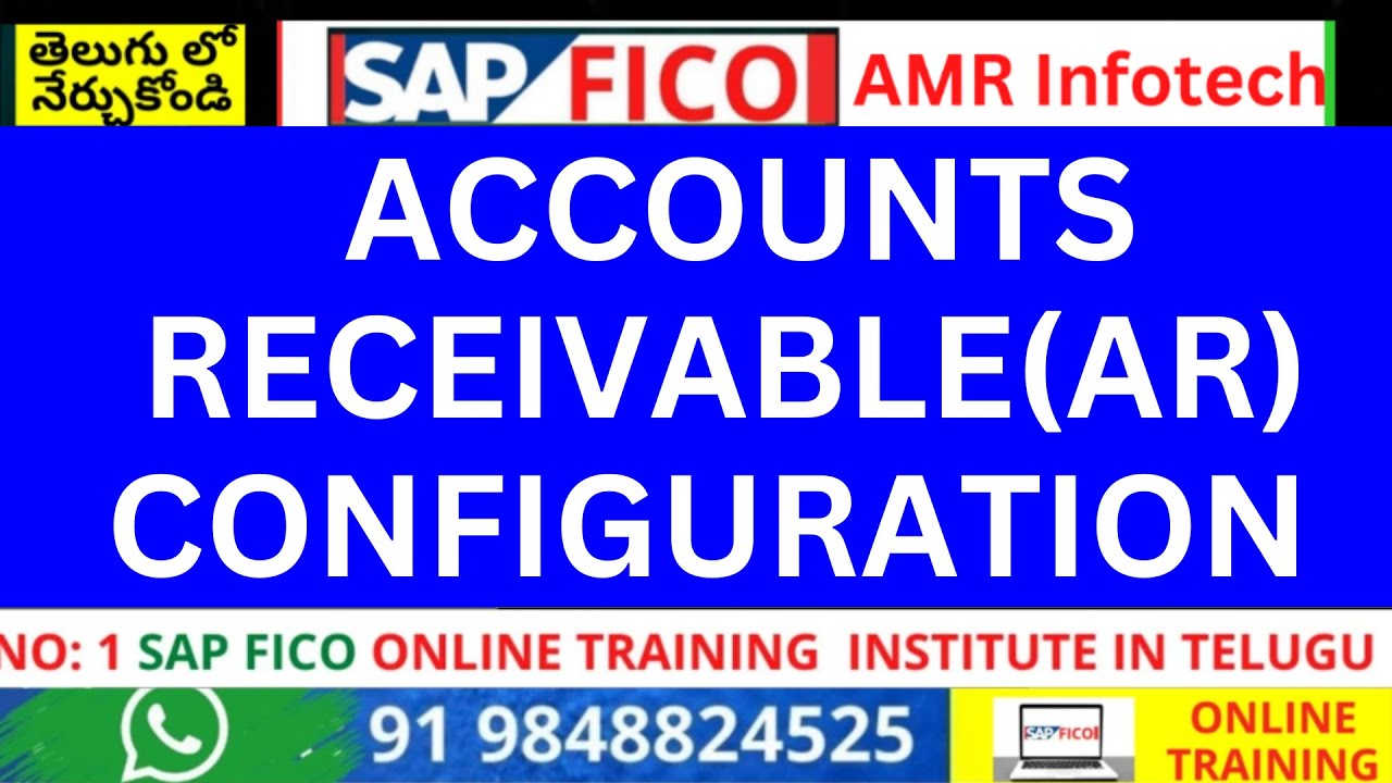 SAP FICO ACCOUNTS RECEIVABLE AR CONFIGURATION TELUGU Lo AR sap-fico-accounts-receivable-ar-configuration-telugu-lo-ar