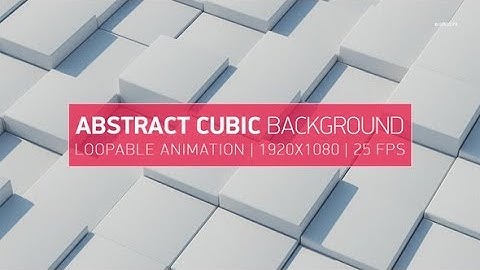Abstract Cubic Background | Motion Graphics - Videohive template
