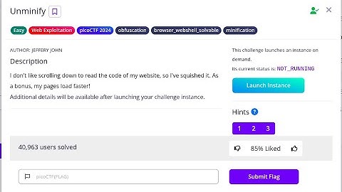 🔓 Unminify Challenge Solution | PicoCTF 2024
