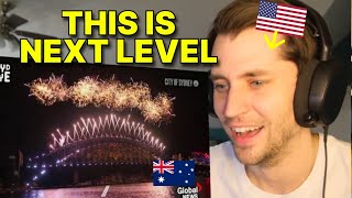 American reacts to Sydney, Australia AMAZING New Years Fireworks display