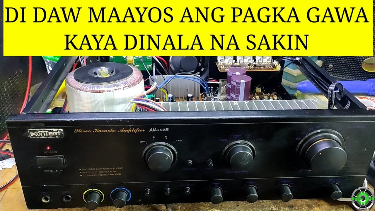 Konzert av-502b || di daw napatino ng dating gumawa kaya dinala sakin