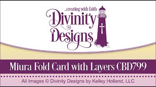 Divinity Designs Miura Fold Card and Layers Die