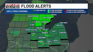 Flood Watches and Warnings across all of mid-Michigan